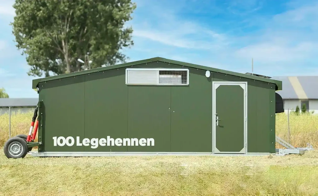 mobiler hühnerstall klein fur 100 Hühner Legehennen, Mobil Hühnerstall